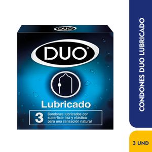 Condones Duo Lubricado X3 Unds