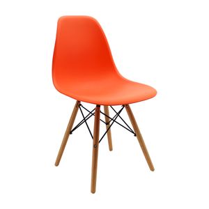 Kit x2 Sillas DKR Tipo Eames Naranjadas