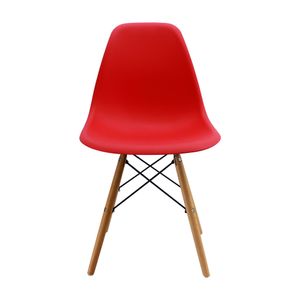 Kit x2 Sillas DKR Tipo Eames Rojas