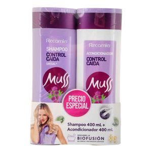 Shampoo Muss Contra Caídas 400 Ml + Acondicionaodr 400 Ml Oferta