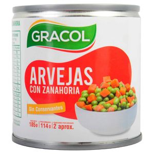 Arveja Gracol con Zanahoria 185 G