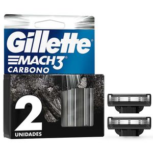 Repuestos de la maquina de afeitar Gillette Mach3 Carbono 2 uds