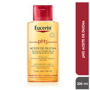 Aceite Eucerin De Ducha Ph5 Piel Seca y Sensible 200 ML