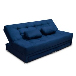Sofacama  Tarima Matter Tela Azul