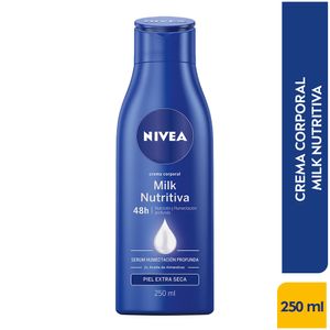 Crema Corporal Humectante Nivea Body Milk Nutritiva 250 Ml