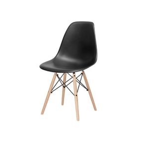 Kit x6 Sillas DKR Tipo Eames Negras
