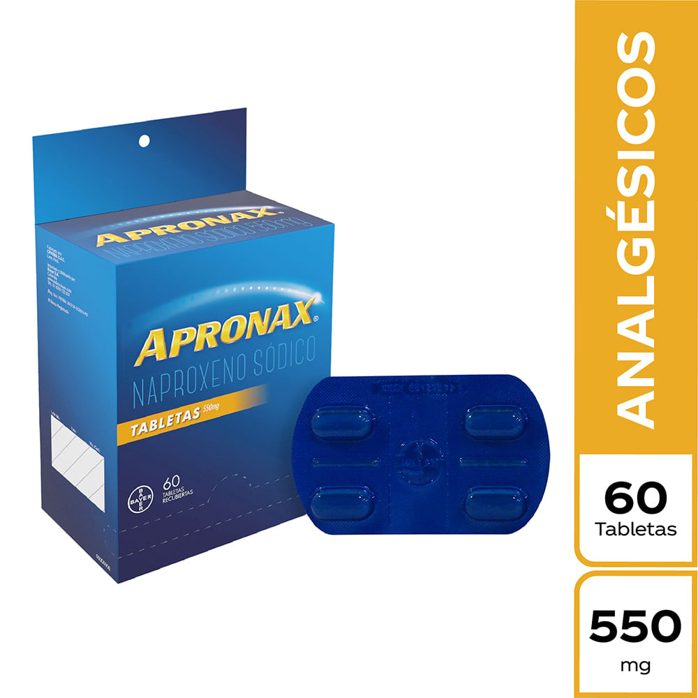APRONAX 550 MG BLISTER X 4 TABLETAS