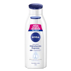 Oferta Crema Corporal Nivea Hidratación Express  400ml + 250 Ml