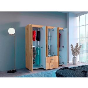 Closet Bariloche Duna/Blanco Mqz + Blanco Mqz