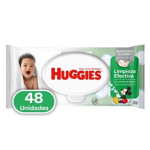Toalla Húmeda Huggies Limpieza Efectiva X48 Unds