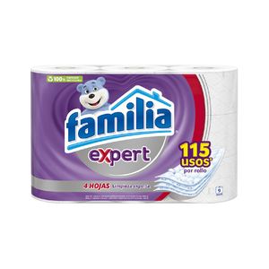 Papel Higiénico Familia Expert 26 Mts X9 Rollos