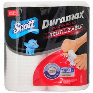 Toalla Scott Duramax Reutilizable 2 Rollos X52 Unds