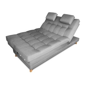 Sofacama  Balmain Tela Gris