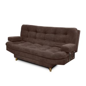 Sofacama  Carvallo Lux Tela Café