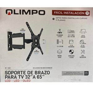 Soporte de TV Brazo Olimpo 32 a 65 Pulgadas Sob37