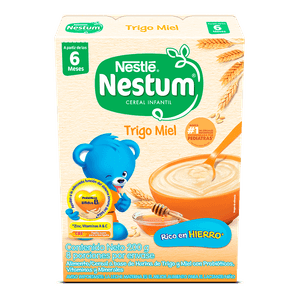 Cereal Infantil Nestlé Nestum Trigo Miel 200 G