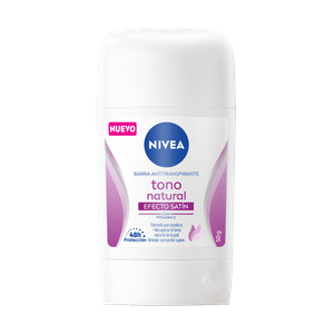 Desodorante Nivea Aclarante Mujer Barra Tono Natural Efecto Satín Stick 50 G