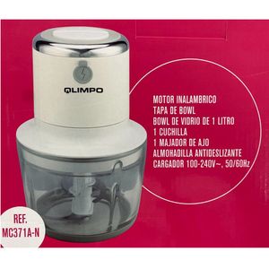 Procesador De Alimentos Olimpo Inalámbrico 110 Voltios