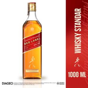 Johnnie Walker red Label whisky escocés 1000 ml