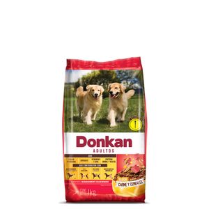 Alimento para Perros Donkan Adulto Carne & Cereal 1 Kg