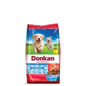 Alimento para Perros Donkan Cachorro Carne & Cereal 1 Kg