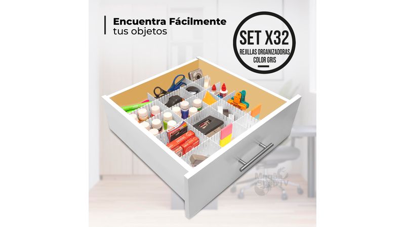 Set X3 Organizador De Cajón Ropa Interior Medias Multiuso