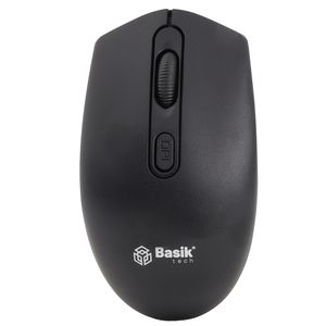 Mouse Jaltech Inalámbrico Basik Negro