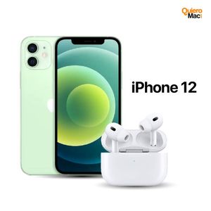 Celular Reacondicionado iPhone 12 256Gb Verde + Audífonos Inalámbricos