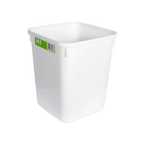 Papelera H&H Vaiven 9L Bco P9B