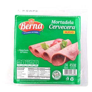Mortadela Berna Cervecera 450 G