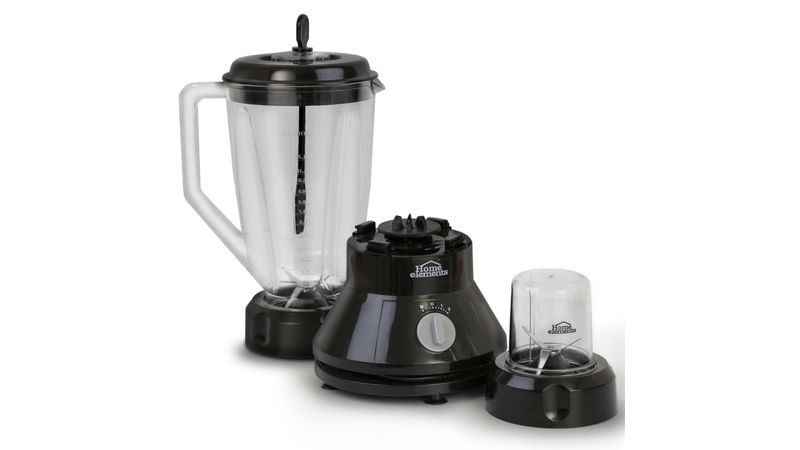 Licuadora Home Elements 2 Velocidades Negro Olimpica