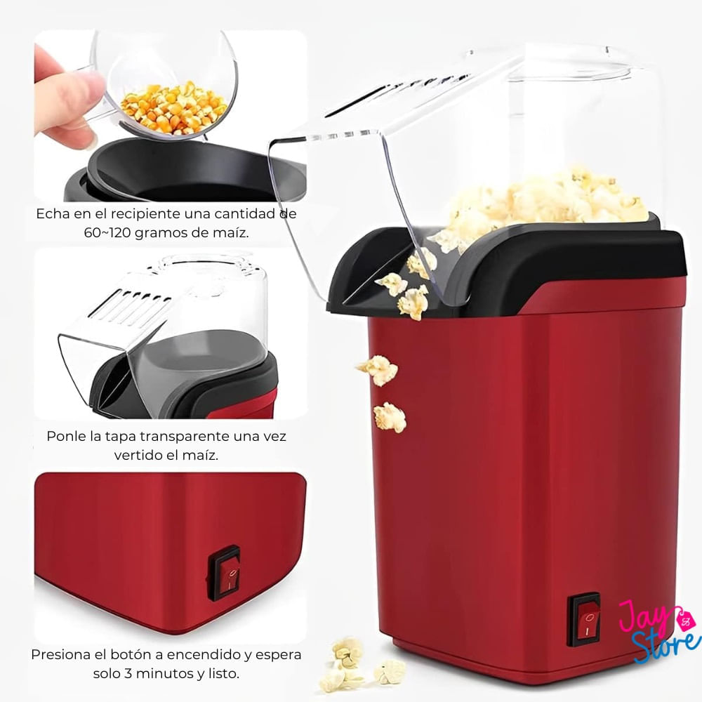 Crispetera Mini Joy Popcorn Palomitas De Maiz Sin Aceite