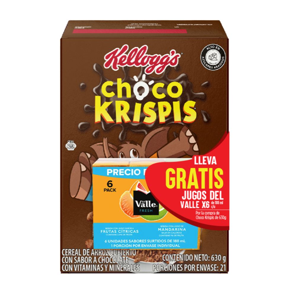 CEREAL KELLOG CHOC KRISP 630g GT T/PACK - Olímpica