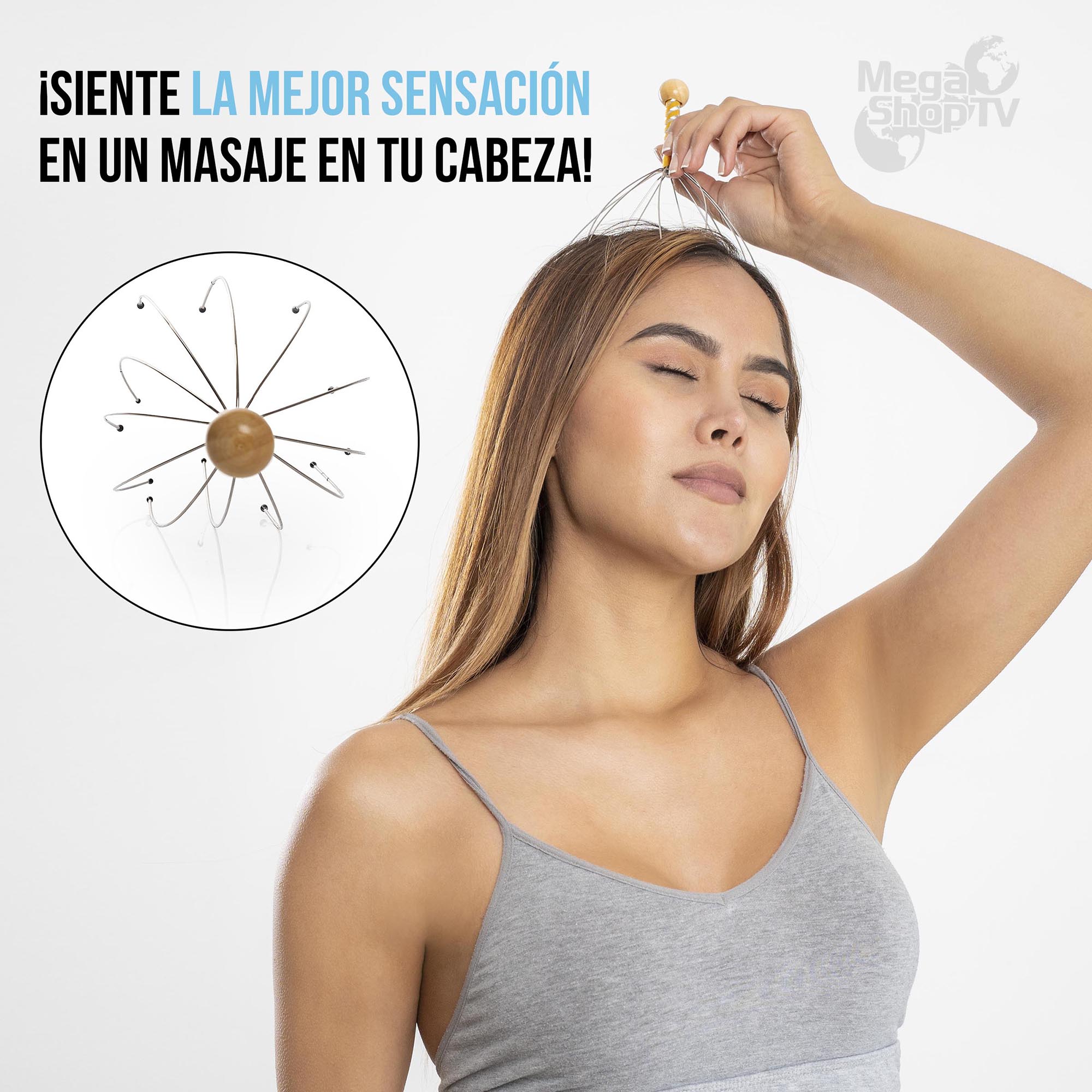 Masajeador para cabeza desestresante best sale