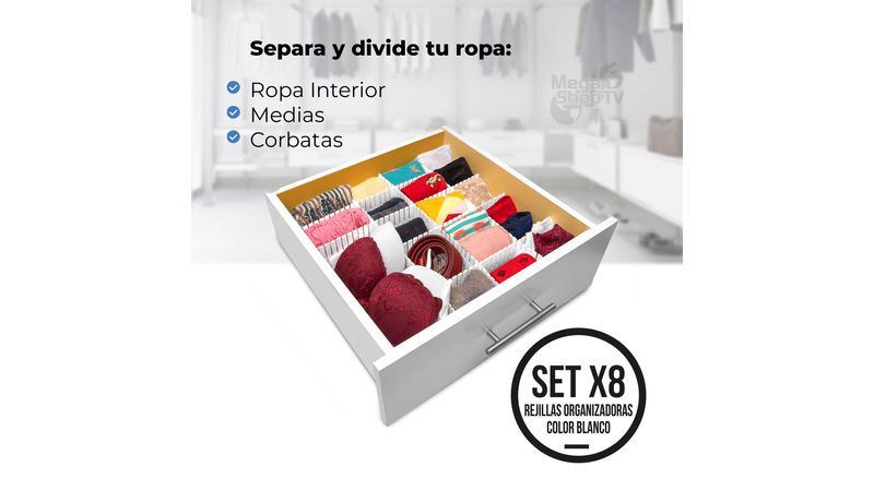 Set Organizador de Ropa Interior X3 Und