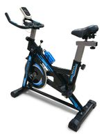 Bicicleta fija Olmo Indoor Spirit 100 spinning gris y negro estatica  profesional