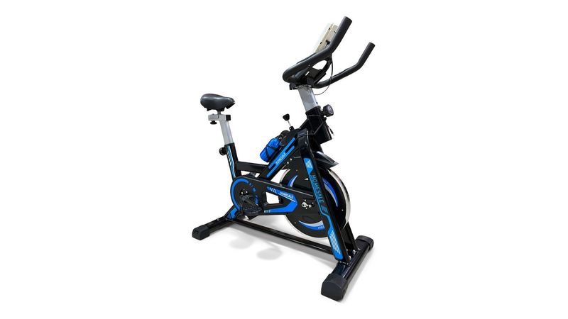 DkCity S22.1 Bicicleta MAGNÉTICA CON CONSOLA de Spinning Profesional Modelo  Exposición