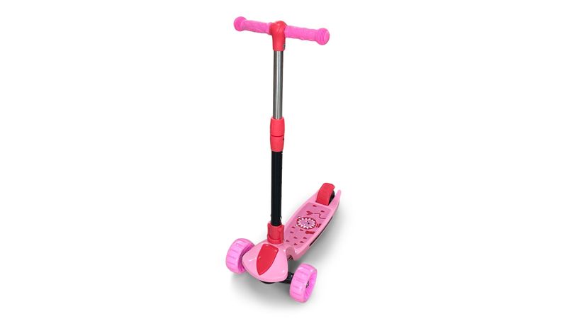 Scooter-Patineta-Para-Niños-Juguete-Monopatin-Diseño-Rosado