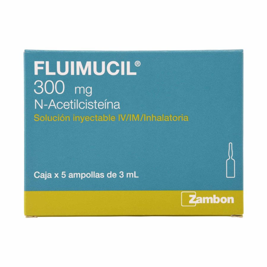 FLUIMUCIL  SOLUCION INYECTABLE X 1 AMPOLLA