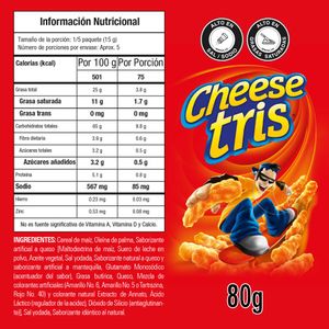 Pasaboca Cheese Tris Maíz Queso 80 G