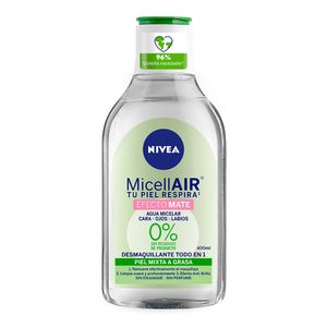 Agua Micelar Nivea Desmaquillante Efecto Mate 400 Ml
