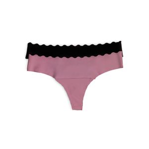 Brasilera Paq X2 Mujer Negro-Morado Mp 34858