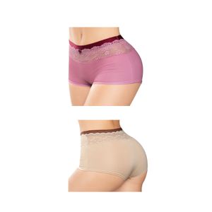 Cachetero Paq X2 Para Mujer Bicolor MP