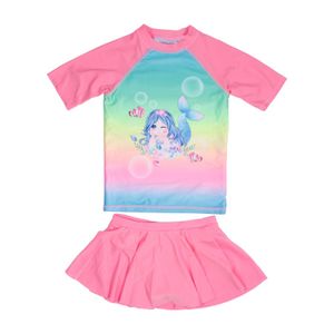Conjunto Camiseta + Tanga  Dakota Kids  Degrade Rosa  Dkk-273690 8