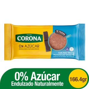Chocolate Corona Sin Azúcar 166.4 G