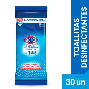 Toallitas Desinfectantes Clorox Expert Fresco Flowpack 30 un
