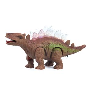 Dinosaurio de juguete con luces y sonidos al caminar Stegosaurus