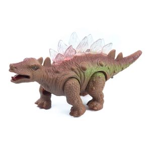 Dinosaurio de juguete con luces y sonidos al caminar Stegosaurus