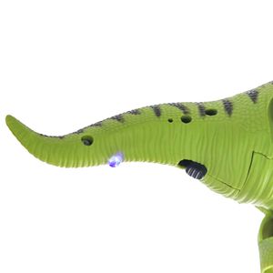 Dinosaurio de juguete plastico para niños con luces y sonidos Brachiosaurus