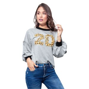 Buzo Juvenil Para Mujer Atypical -Gris Jaspe
